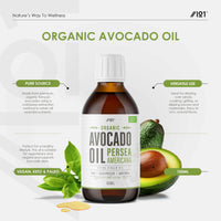 ALPHA01 Organic Avocado Oil 100ml - Extra Virgin & Cold Pressed Premium Avocado Oil ~ Sustainably Sourced ~ for Keto, Paleo & Vegan Diets – By Alpha01