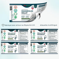 Best Immune International Best Immune, Magnesium Malate 500mg – High Strength Supplement for Absorption and Energy Support – 100 Vegan Capsules