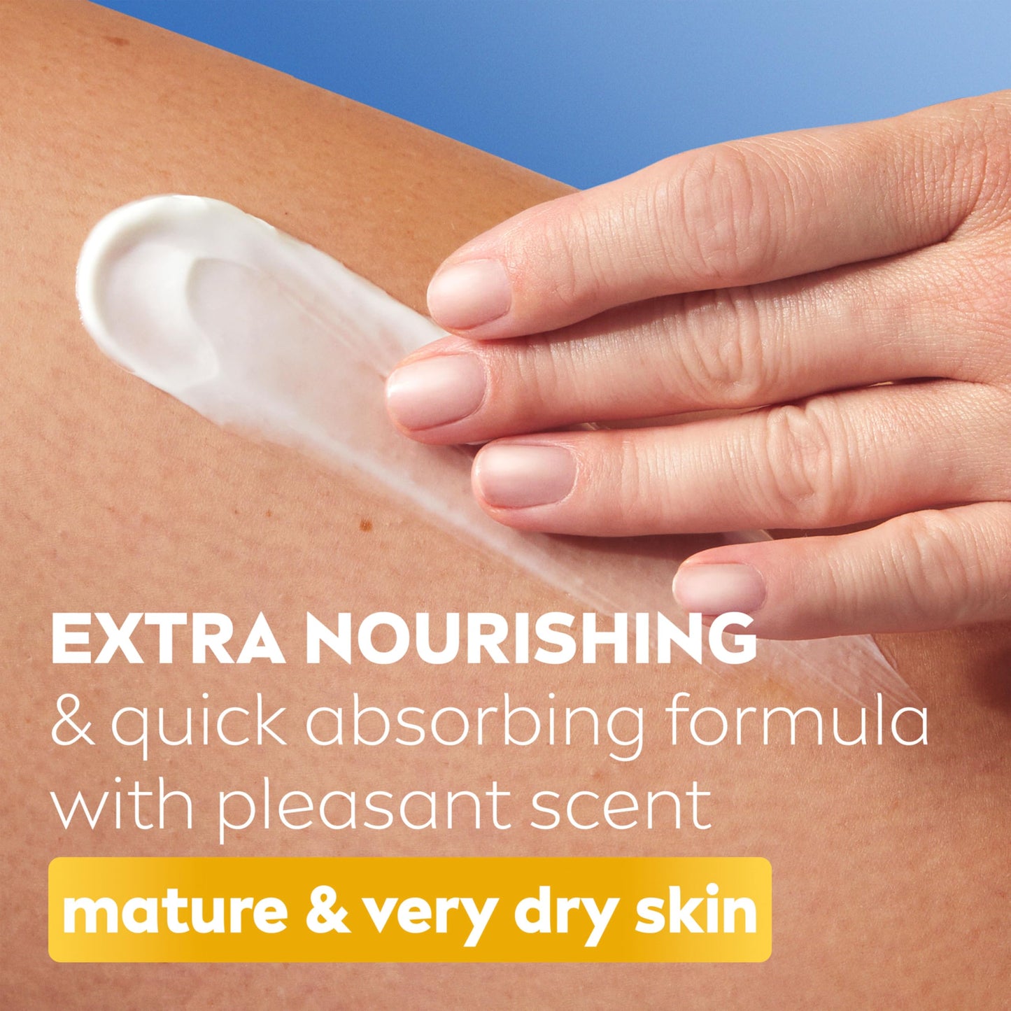 NIVEA Q10 60+ Mature Skin Body Lotion (400ml), Nourishing Firming Cream with Q10 and Argan Oil, NIVEA 72H Moisturising Cream for Ageing and Mature Skin