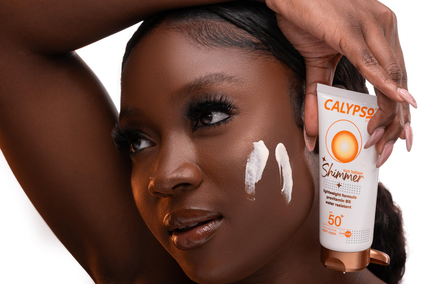 Calypso Shimmer Sun Lotion SPF50 + | UVA + UVB, Water Resistant, 100ml