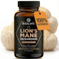 Solve Labs SOLVELabs® ● Lions Mane NGF High Strength 10,000mg / Serving ● 45% Beta-D-Glucans ● 10:1 Extract ● 100% Fruiting Bodies ● No Fillers ● Vegan ● Nootropic Focus Supplement ● Memory ● 60 Capsules