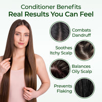 Ayumi Anti Dandruff Shampoo and Conditioner Sets | Neem Anti Dandruff Shampoo for Oily Scalp | Tea Tree OilConditioner for Hair Treatment | Sulphate Free HairShampoo and Conditioner Sets | 2 x 250 ml