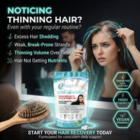 NutriVolv Biotin Hair Growth | Enhanced with Zinc & Selenium | 180 Tablets | 10,000mcg Biotin | Hair Vitamins Complex | Vegan | Hair Skin & Nails Vitamins for Men & Women | UK Made