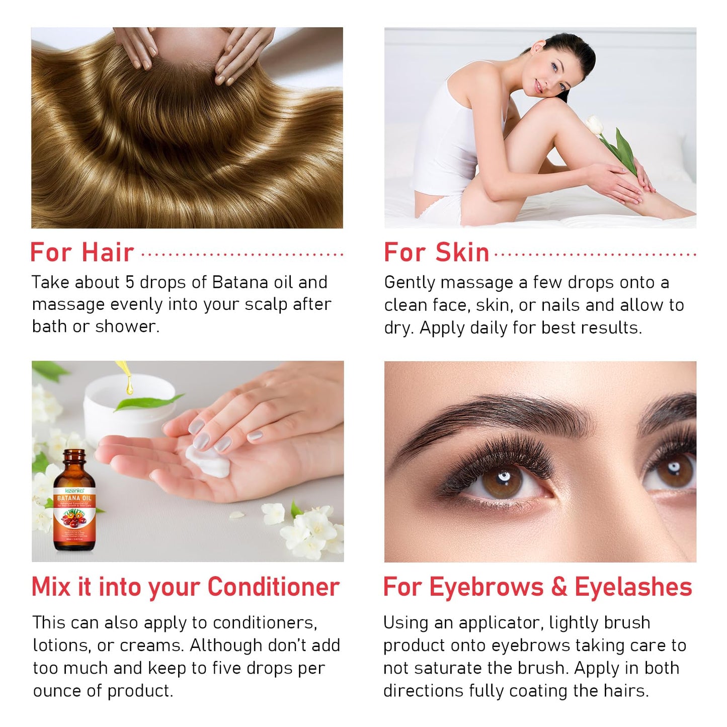 OBNOSWLPJMN Batana Oil for Hair Growth 60ml,100% Pure & Natural Batana Oil for Healthier Thicker Fuller Hair,Eliminate Hair Split Ends, Prevents Hair Loss & Breakage & Skin for Men & Women 60ml (60ml)