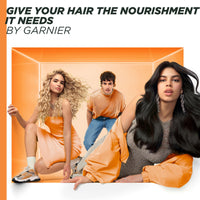 Garnier Hair Food 3-in-1 Hair Treatment Mask, Intensely Nourishes and Repairs Hair, For Damaged Hair, No Silicones, Vegan Formula, Papaya, Ultimate Blends, 400ml
