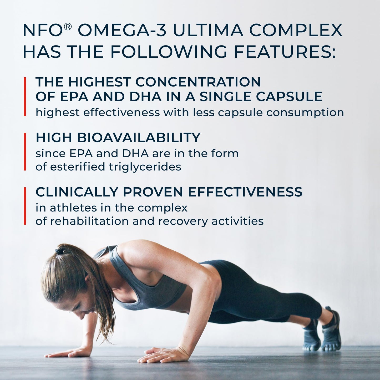 NFO Omega 3 Ultima [120 Capsules] Norwegian Fish Oil with an Effective Formula with high Concentration of EPA:DHA Natural PUFA Premium Complex Made of Freshly Caught Wild Fish Produced in Norway