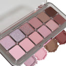 Generic 12 Colors Pink Eyeshadow Palette – Matte & Shimmer Nude Eye Shadow Makeup Kit, Long-Lasting Waterproof High Pigment Glitter Shades for Natural Daily & Glam Look