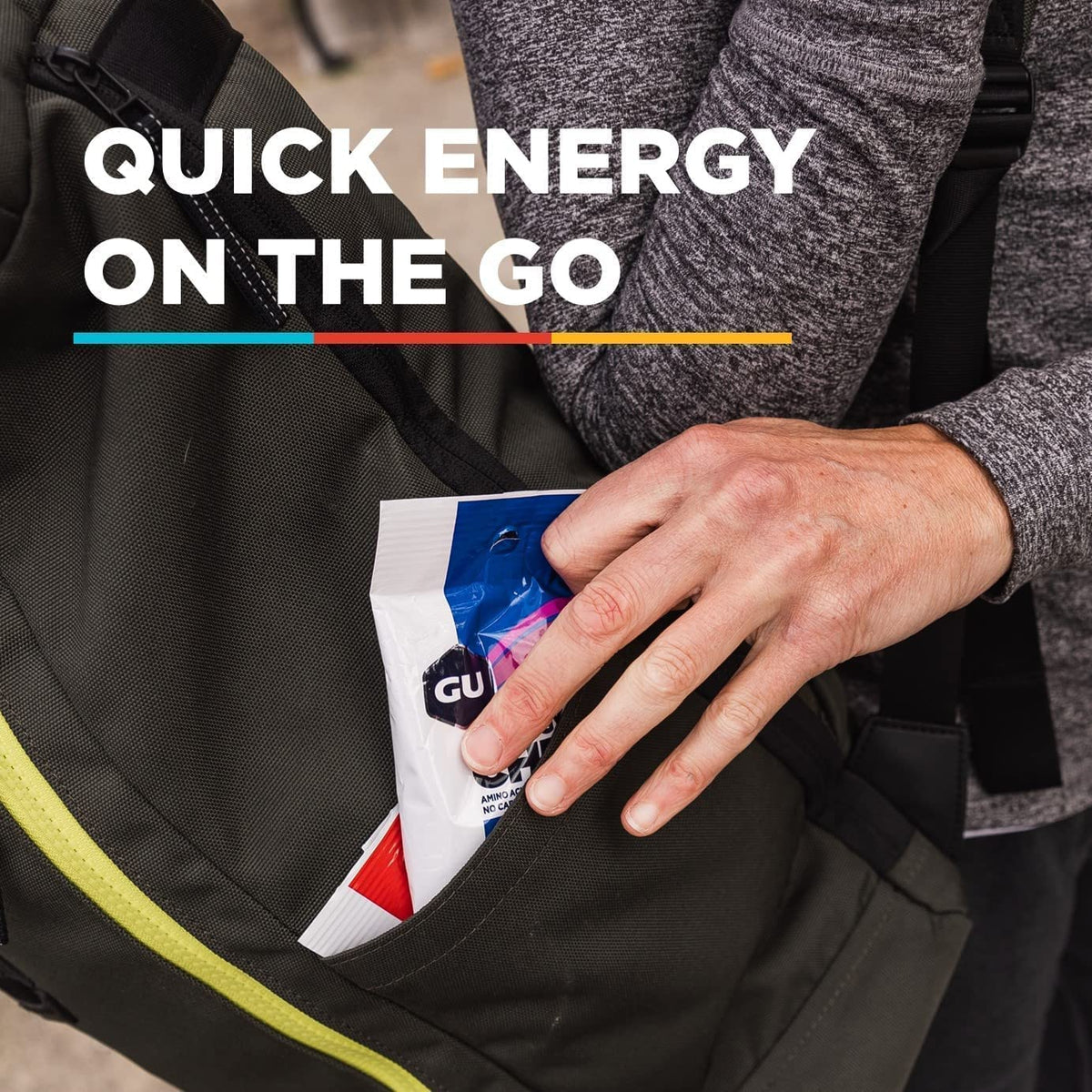 VPoint Leisure GU Energy Chews Double Serving Packs. Energy Gummies with Electrolytes for Running, Cycling, Triathlon & Other Sports - Pack of 2 (Watermelon)