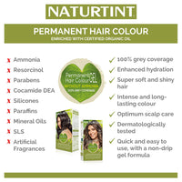 Naturtint Permanent Hair Colour Gel 5WB Radiant Copper Brown, Plant Enriched, Biobased, Ammonia Free, Long Lasting Grey Coverage and Radiant Colour, Nourishment and Protection