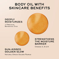 Nuxe Huile Prodigieuse Shimmering Dry Oil 50ml, Gold-Flecked Dry Oil, Illuminates & Softens Face, Body & Hair, Multi-Purpose Nourishment, Vegan Formula