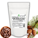 Nutrics 14000mg French Maritime Pine BARK Extract 95% Proanthocyanidins Pure 30 V Capsules (1 Month Supply) - Suitable for Vegan Vegetarian (30)