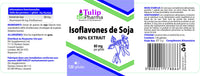 SOYA Isoflavones 80% Extract 120 Capsules, 3rd Party Lab Tested, High Strength Supplement, Gluten and GMO Free