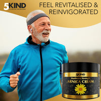 5KIND CLINICAL SKINCARE 5kind Extra Strong Arnica Cream Massage Lotion 300ml - Fast Acting Arnica Cream for Bruising and Swelling - Intensive Arnica Montana Extract Bruise Cream - Natural Muscle Cream for Muscles & Joints