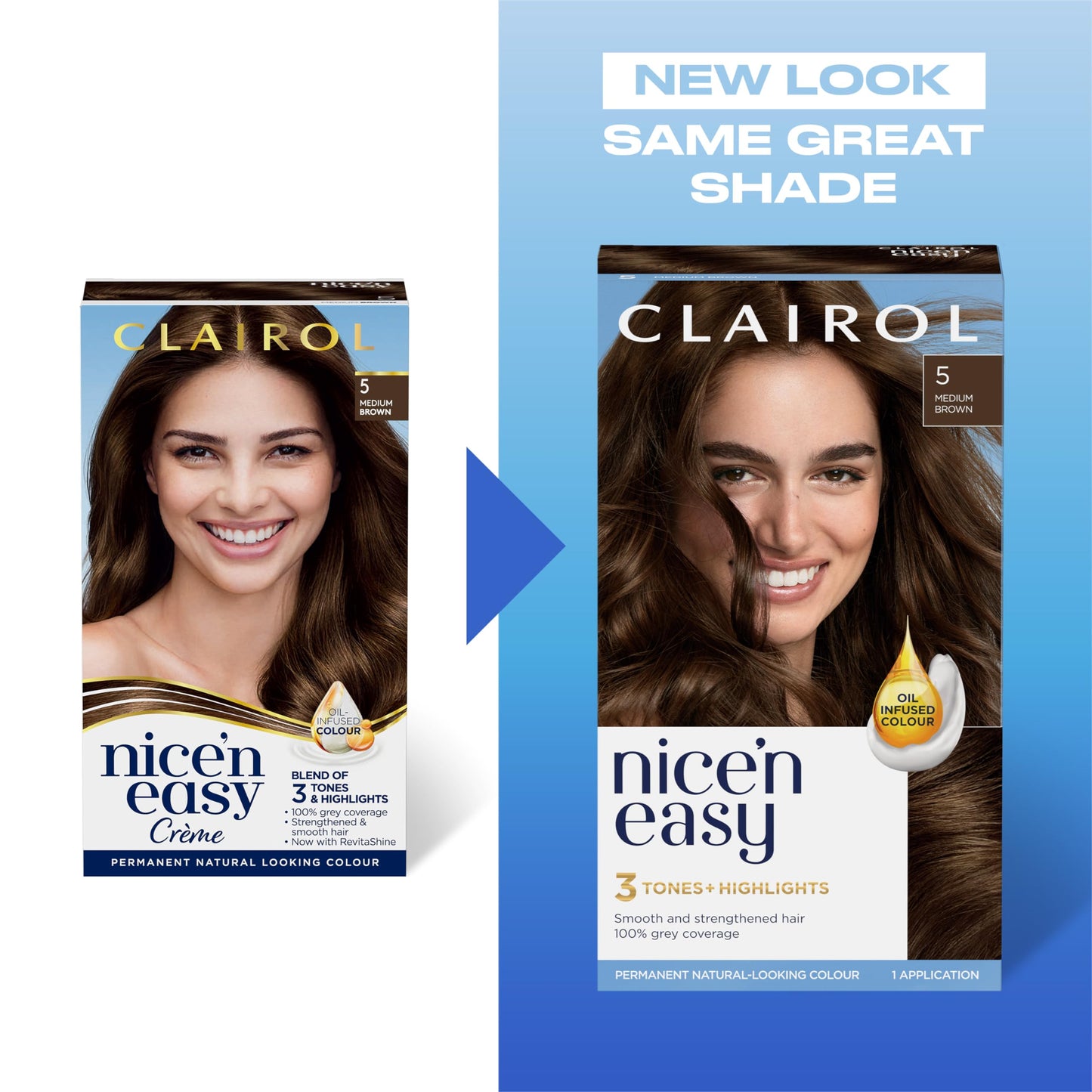 Clairol Nice'n Easy Crème, Natural Looking Oil Infused Permanent Hair Dye, 10 Extra Light Blonde