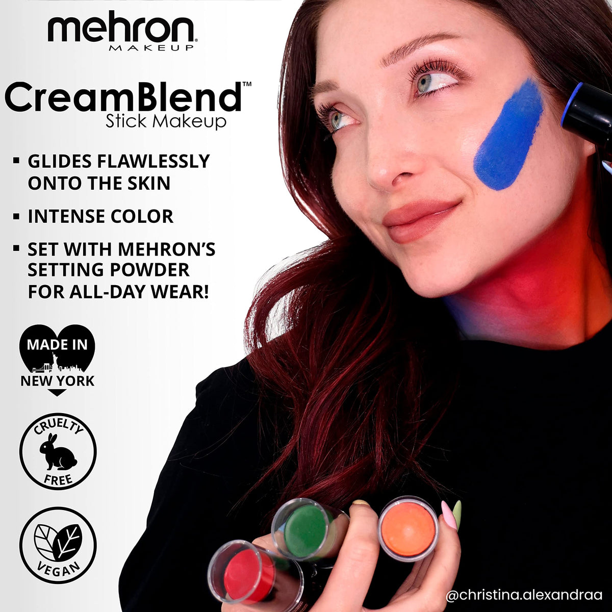 Mehron Makeup CreamBlend Stick | Face Paint, Body Paint, & Foundation Cream Makeup | Body Paint Stick .75 oz (21 g) (Pastel Yellow)