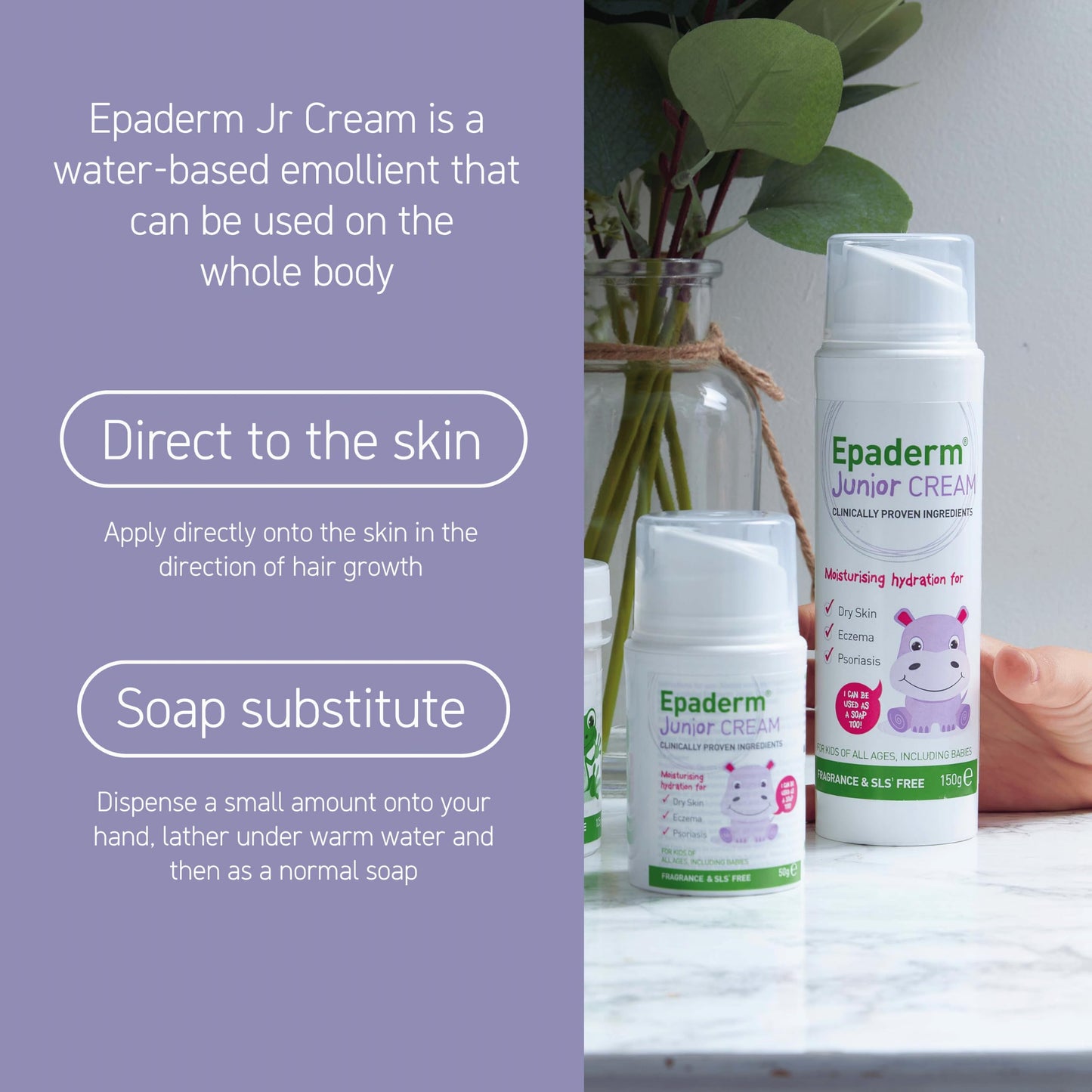 Epaderm Junior Cream 50G 1'S, Pack of 1