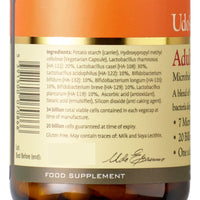 Udo's Choice Adults 50 Plus Age Specific Probiotics - Lacto & Bifido Bacteria - 34 Billion Cell Count - 7 Microbiotics Strains- Designed for Optimum Bowel Health - 30 Vegecaps