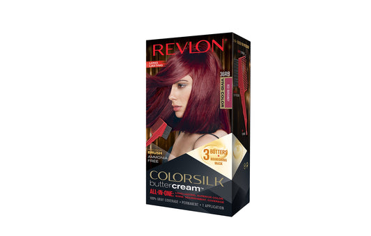 Revlon Colorsilk buttercream™ all in one, luxurious hair colour, number: 36RB red burgundy vivid colour, superior colour, shine, nourishment and coverage