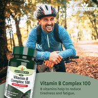 Natures Aid Vitamin B Complex Tablets 100mg Pack of 30