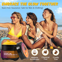 Generic Tanning Accelerator Cream, Sun Bed Tanning Accelerator, Intensive Tanning Cream for Fast and Natural Tan, Long-Lasting Hydrating Formula 150g