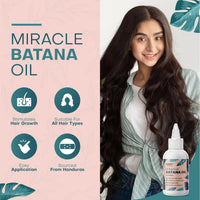 HAIR O Miracle Organic Batana Oil for Hair Growth by HAIRO TROPICS | Contains 100% Organic Batana Oil with Vitamin E | 100ml with Easy Applicator Bottle