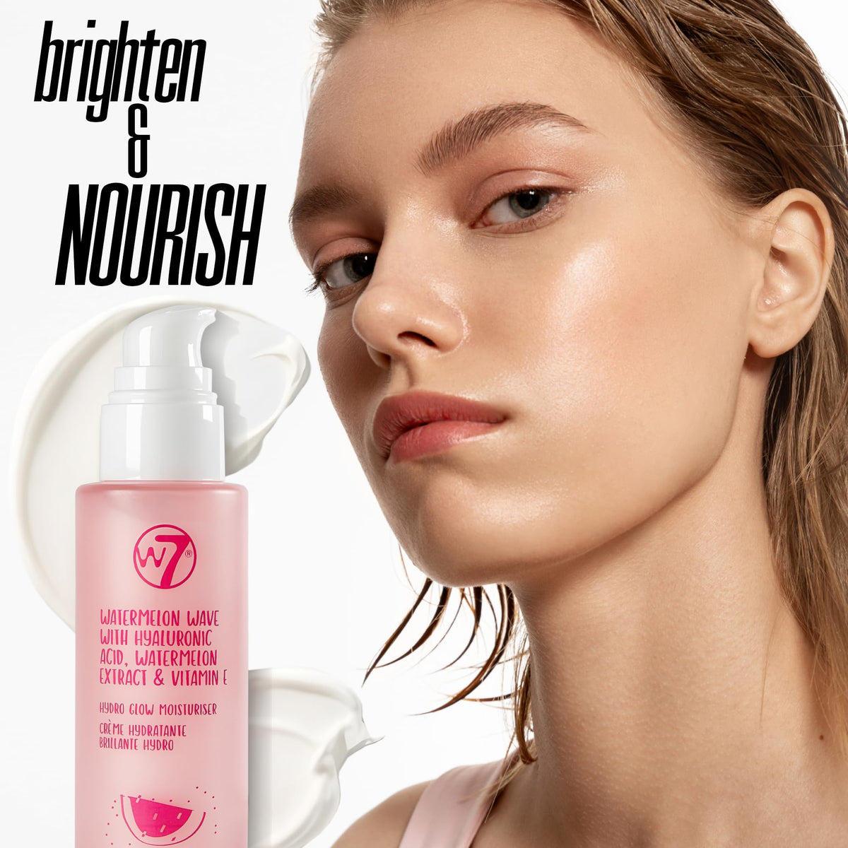 W7 Golden Glow Drops Essential Trio - 3 Piece Set - Liquid Bronzing Drops, Moisturiser & Body Brush