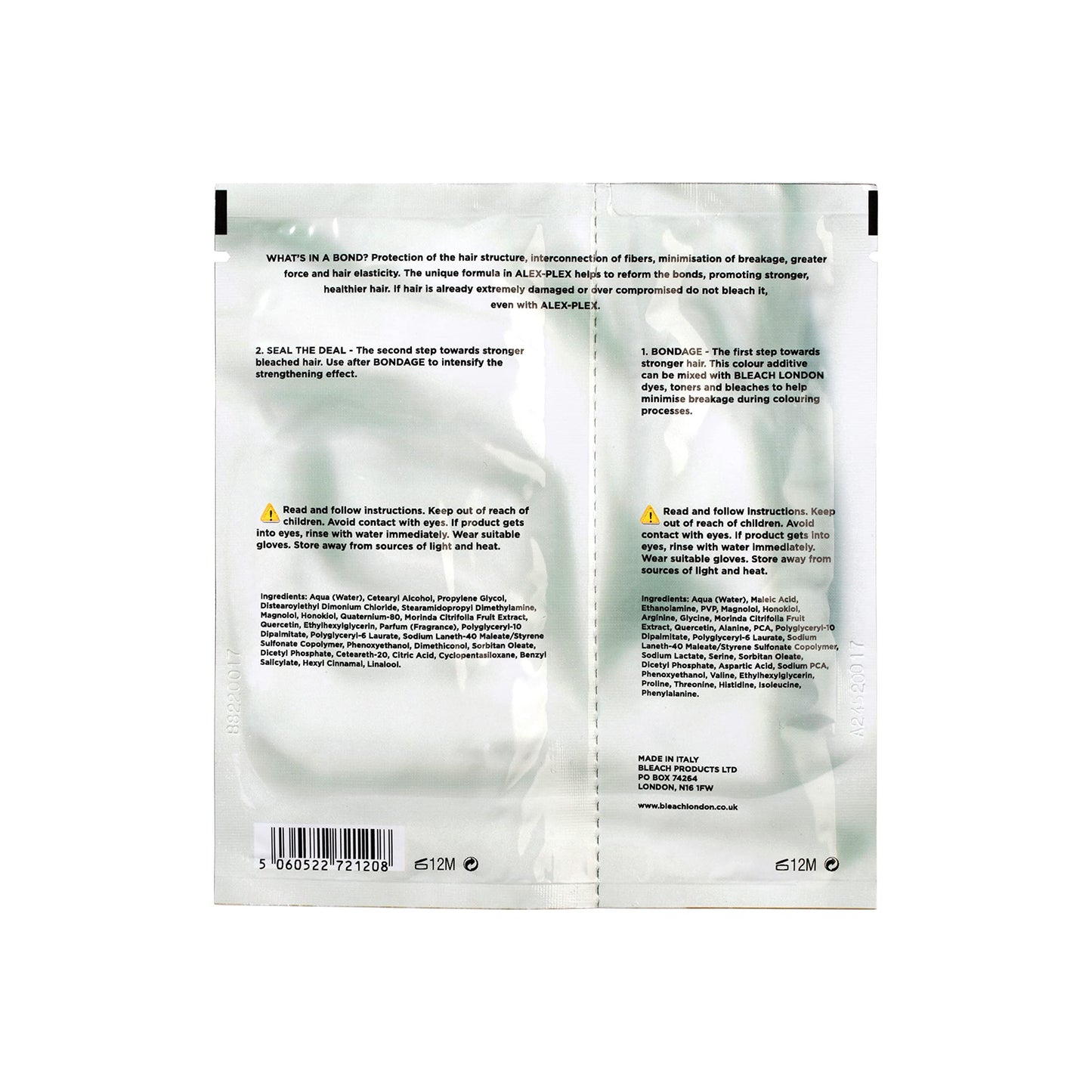 Bleach London BLEACH LONDON Alex Plex Treatment - Bond building treatment, Vegan, Cruelty Free, 22 ml