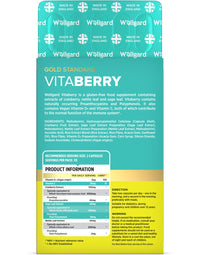 Wellgard Vitaberry for Women's Urinary Tract 60 Capsules - Proanthocyanidin-Rich Cranberry Capsules High Strength with Sage & Nettle Leaf, Vegan, Made in UK