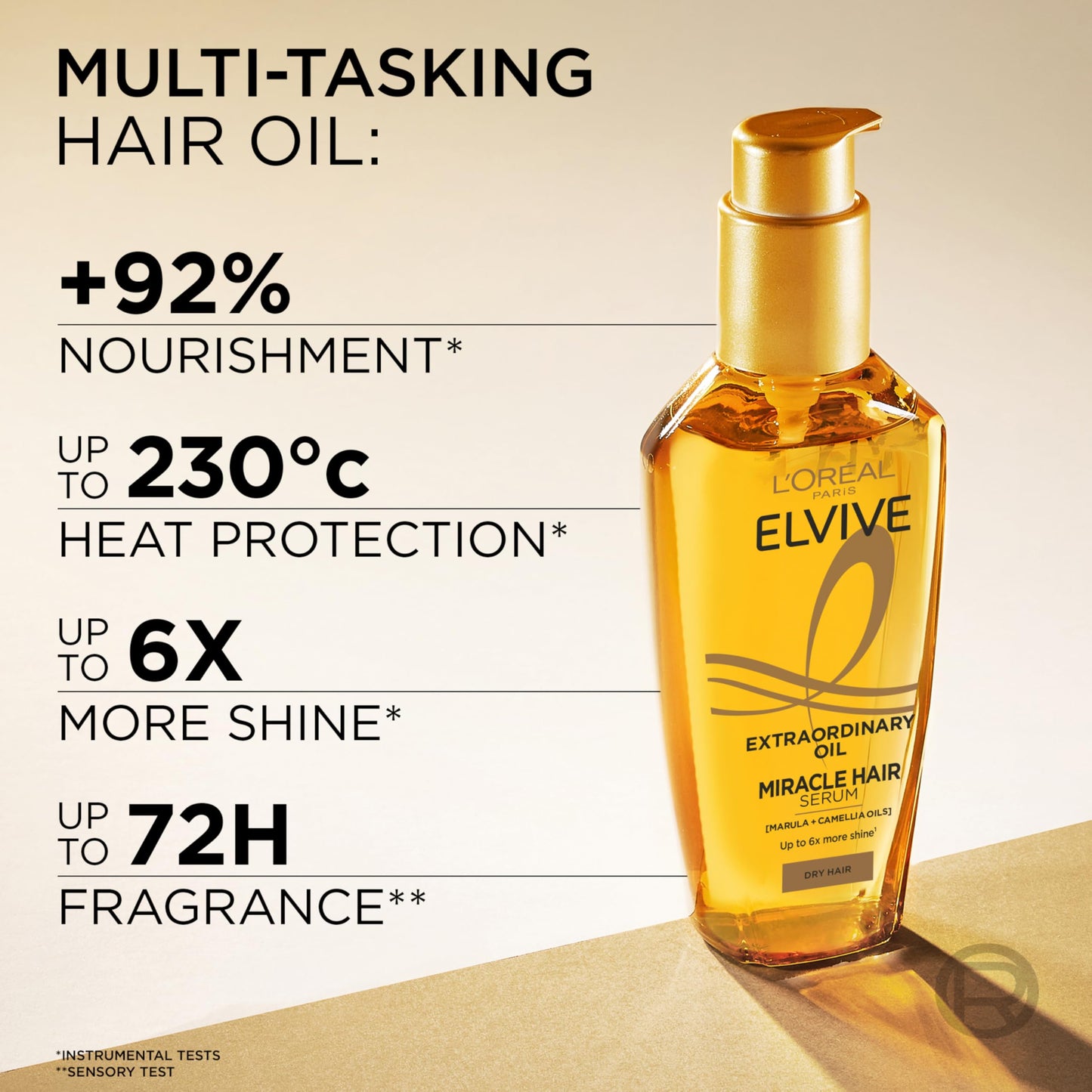 L'Oréal Paris Elvive Extraordinary Oil Miracle Hair Serum, 100ml / 3.38 fl. oz.