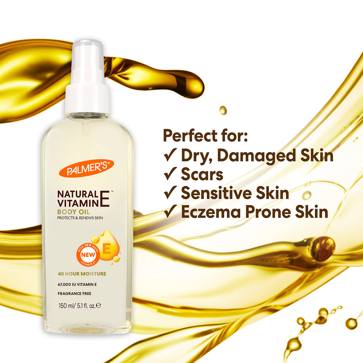 Palmer's Palmers natural vitamin-e body oil 150 ml (4123-6)