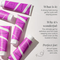 Boucléme Bouclème - Super Hold Styler - Curl Enhancing Hair Styling Gel - 99% Naturally Derived Ingredients and Vegan - 300ml