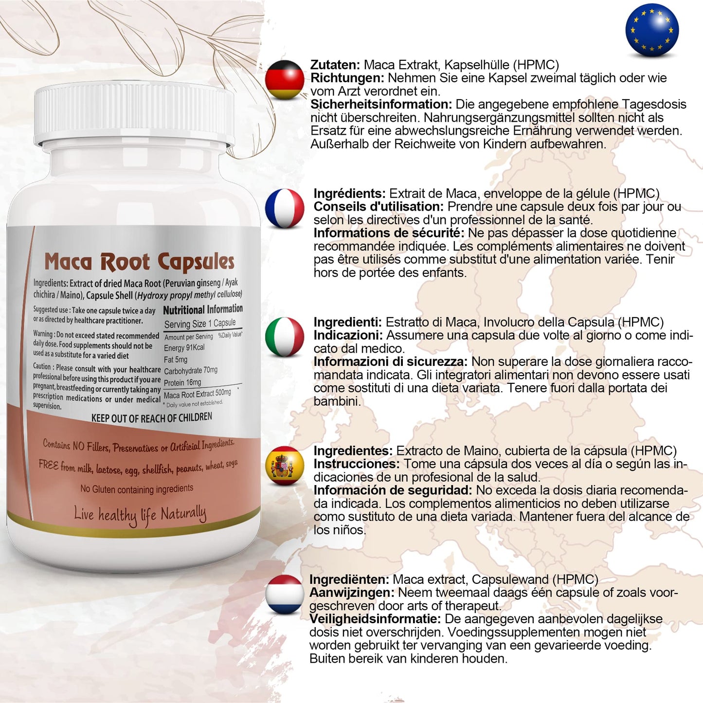 Ayushya Maca Root Extract Capsule