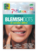 7th Heaven Invisible Blemish Dots – 24 Dots Per Pack – Clear Hydrocolloid Pimple Patches for Acne and Spot Treatment