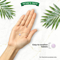 Nature's Truth Vitamin B12 with Folic Acid - 60 Vegan Tablets - Fatigue and Immune System Support