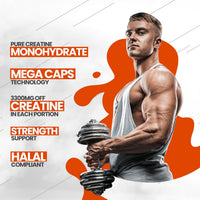 OLIMP SPORT NUTRITION Olimp Creatine 1250 Mega Capsules - Pack of 400 Capsules