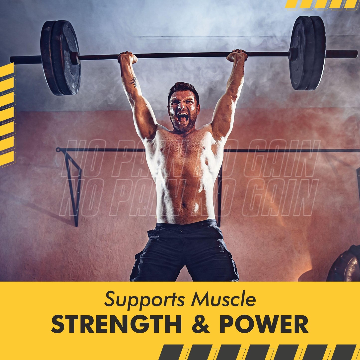 Vitaminnica Because your Health Matters Vitaminnica Micronized Creatine Powder, 100% Pure Creatine Monohydrate Powder for Performance and Muscle Power | 100 Servings, 300 g (300g, Strawberry)