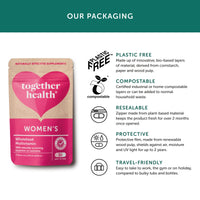 Women’s Multi Vitamin & Mineral – Together Health – Specially Formulated for Women – 22 Nature-Based Nutrients – Vegan Friendly – Made in The UK – Pack of 3 – 90 Vegecaps