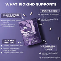 NobleNature Noble Nature Biokind Gut Balance – 40 Billion CFU Friendly Bacteria - Bio Cultures Complex - 15 Strains - Lactobacillus & Bifidobacterium for Gut, Immune & Digestive Health with Inulin & Vitamin C