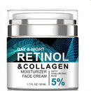 Advanced Retinol Collagen Face Cream with 5% Hyaluronic Acid – Anti-Aging & Anti-Wrinkle Formula to Reduce Fine Lines, Lift & Firm Skin. 24-Hour Hydration for a Youthful Glow. Suitable for Most Skin