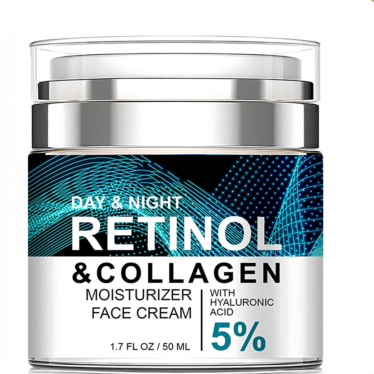 OlymGrow Advanced Retinol Collagen Face Cream with 5% Hyaluronic Acid- Anti-Aging