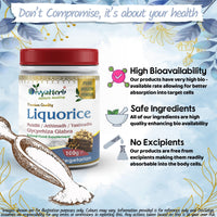 DivyaHerb Liquorice Root Powder (Yastimadhu - Mulethi - Jethimadh)