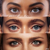 Anglicolor 2PCS Eyeliner Stamp Set - Wing Cat Eye Stamp - Black Eyeliner Pen,Waterproof Long Lasting Liquid Eye Liner,Winged Eyeliner Pencil Easy to Use (01)