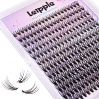 Leipple Lash Clusters,240Pcs 9-14mm Mix Individual Lashes Cluster, 20D