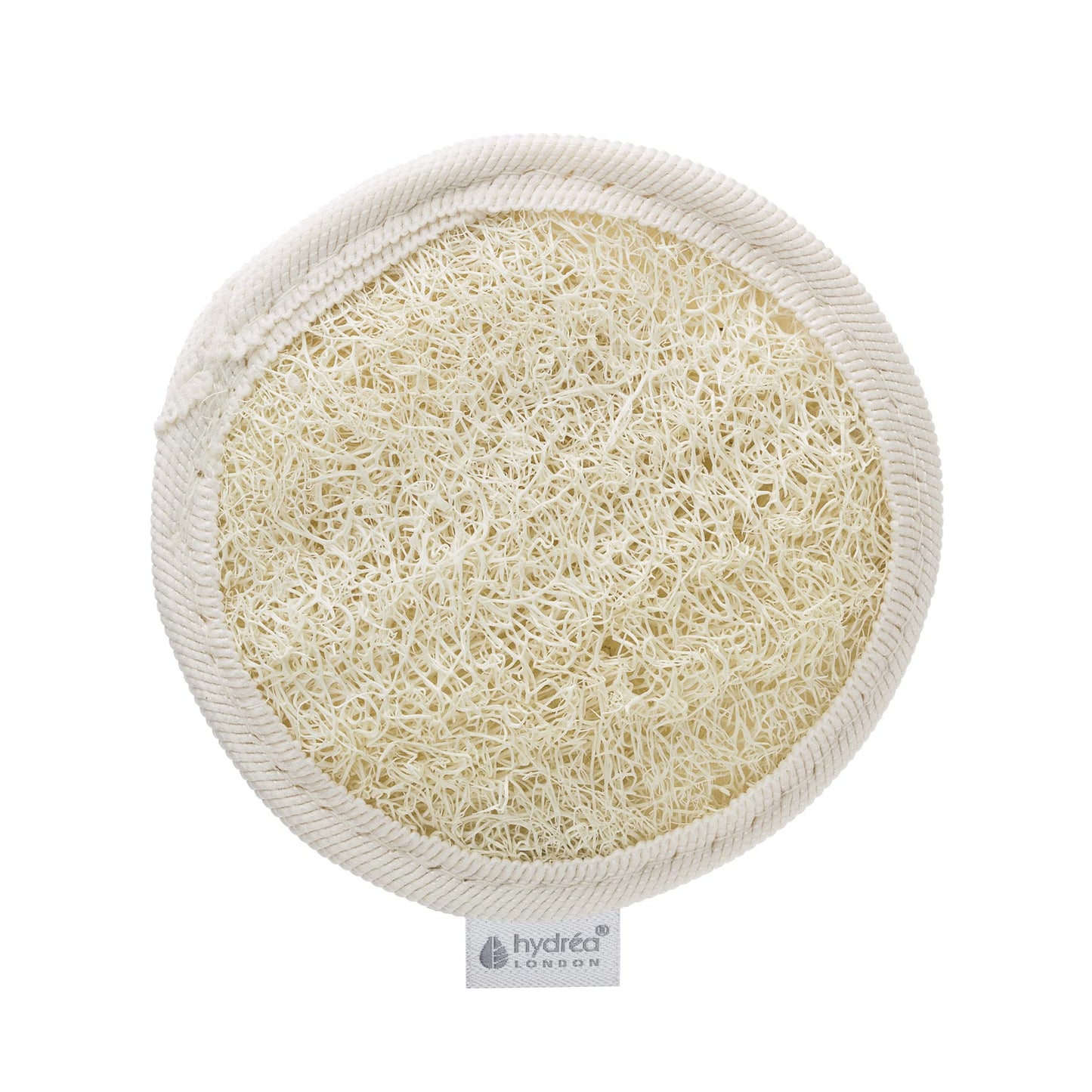 Hydrea London - Organic Egyptian Natural Loofah Face Exfoliator Pad - Double Sided for Exfoliation + Cleansing
