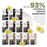 Lazartigue LAZARTIGUE LA COULEUR ABSOLUE - 5.00 Light Chestnut Permanent Haircolour, Ammonia-Free Vegan Formula with Botanical Extracts, 100% Grey Coverage, Hair Dye Kit for Home Use in 1 box