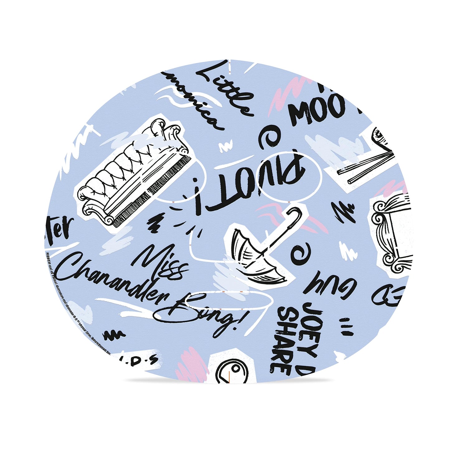 MAD Beauty MAD BEAUTY Friends Sheet Face Masks Booklet (Pack of 4) | Bromance, Monica, Phoebe, Rachel | Coconut, Raspberry, Black Tea, and Pomegranate