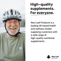 NEW LEAF PRODUCTS Lions Mane Mushroom 2000mg - 365 High Strength Vegan Tablets - Lion's Mane Supplement with Black Pepper - Lion's Mane Mushrooms Extract (Not Powder or Capsules) Made in The UK by New Leaf Products
