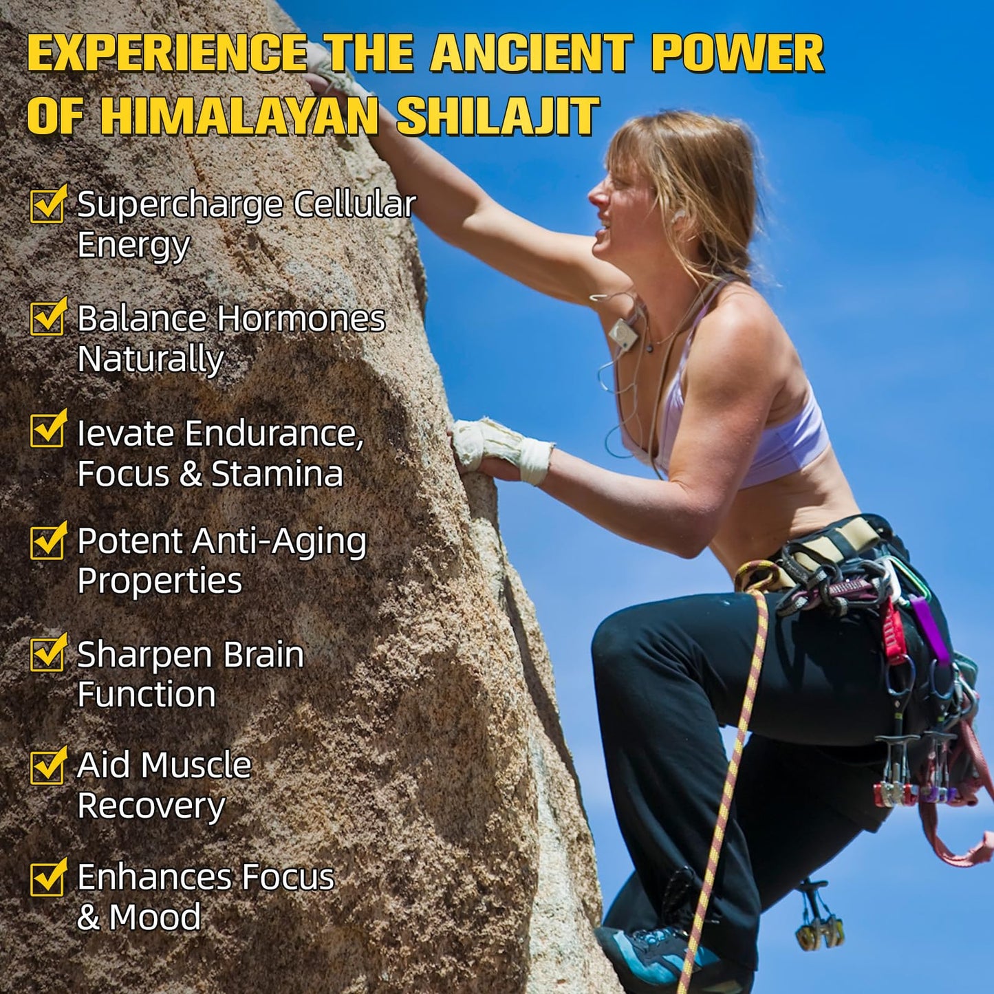 WELOSUER Shilajit Gummies for Men & Women, Enhanced Strength Gummies for Overall Wellness, Natural Himalayan Gold Shilajit Gummie Rich in Ashwagandha, Gokshura, Energy Boost and Endurance, 60 Gummies