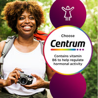 Centrum Women 50+ Tablets Multivitamin & Mineral Supplements, 23 essential nutrients including vitamin D, C, and Iron, 30 ct (Product may vary)