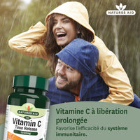 natures aid Natures Aid Vitamin C, Time Release 30 Tablets, 1000 mg (with Citrus Bioflavonoids, Slow Release, for the Normal Function of the Immune System, Vegan Society Approved, Made in the UK)